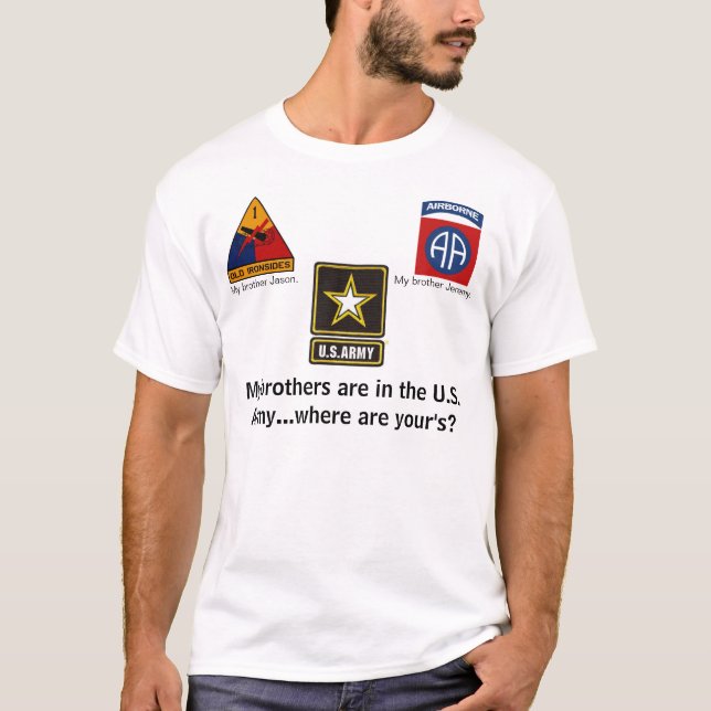 Camiseta Irmãos do exército (Frente)