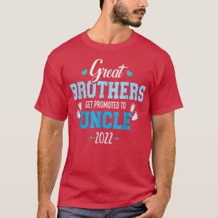 Camiseta irmãos excelentes são promovidos ao tio Pregnancy