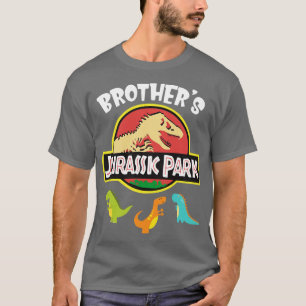 Camiseta Irmãos Jurassk Parte Feliz Pai Pai 4 de julho