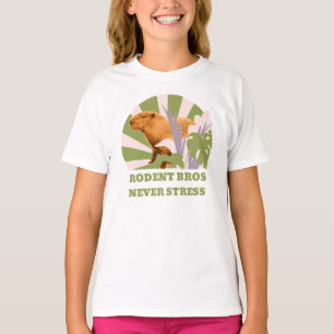 Camiseta Irmãos Roedores Nunca Estrese Capivara