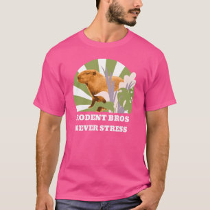 Camiseta Irmãos Roedores Nunca Estrese Capivara