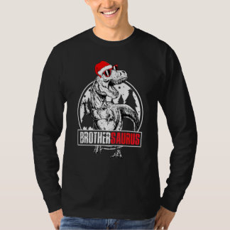 Camiseta Irmãosaurus Combinando Dinossauro Natal Pjs Famíli