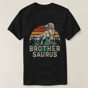 Camiseta Irmãosaurus Dinossauro T Rex Irmão Saurus Engraçad