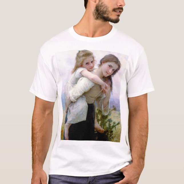 Camiseta Irmãs, Bouguereau (Frente)
