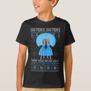 Camiseta Irmãs Branco Xmas Neve Filme de Natal 1954 Feriado