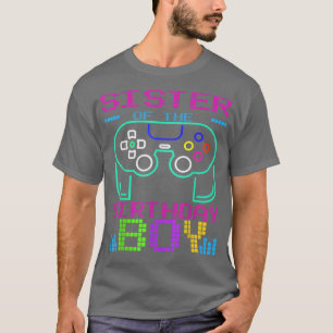 Camiseta Irmãs do Aniversário Jogo de Vídeo Correspondente