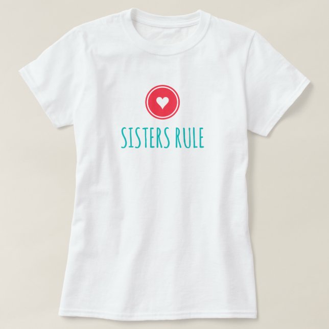 Camiseta Irmãs Reinam (Frente do Design)