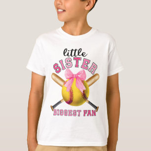 Camiseta Irmãzinha Maior Fã Engraçado Softll Irmã Soft