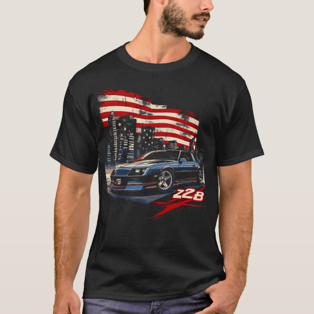Camiseta Iroc-Z Muscle Car American Muscle Retr 1980 (Frente)