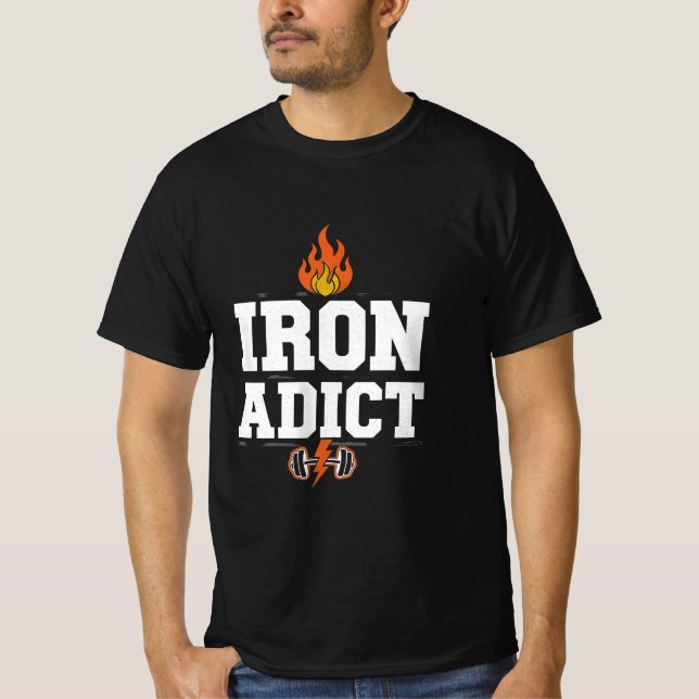 CAMISETA IRON ADICT (Frente)