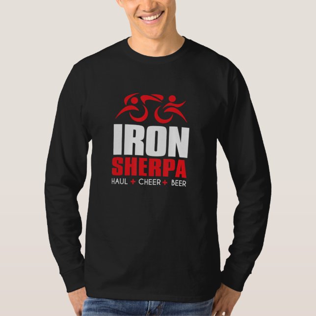 Camiseta Iron Sherpa Triathlon Triathlete Inspired  Haul Ch (Frente)