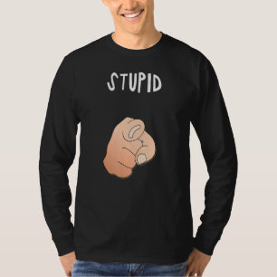 Camiseta Ironia Estúpida E Sátira Para Nerd Point@u