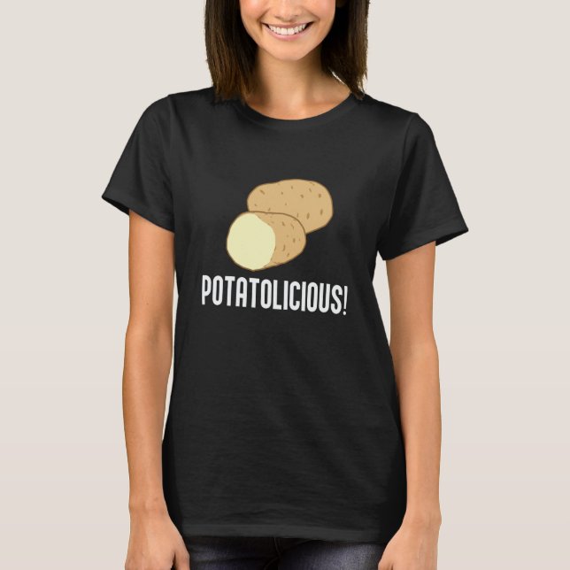 Camiseta Ironic Potatoe Quote Hobby Chef Potatolicious (Frente)