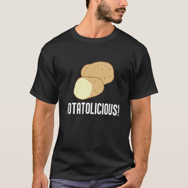 Camiseta Ironic Potatoe Quote Hobby Chef Potatolicious (Frente)