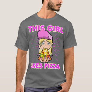 Camiseta Ironic Say Pizza Chef Girl Gosta De Pizza Fazer