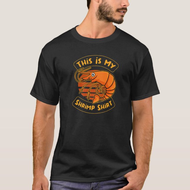 Camiseta Irônico Dizendo Comer Marisco De Marisco (Frente)