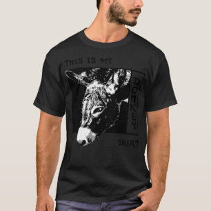Camiseta Irônico Dizendo Donkey Funny Mule Fazenda Animal