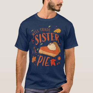 Camiseta Irônico Irônico Irônico Irá Trocar Irmã Por Pie En