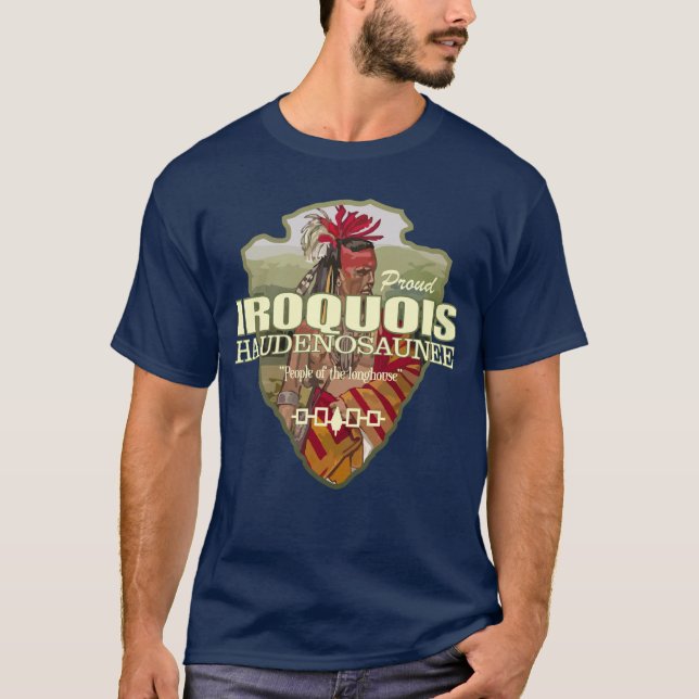 Camiseta Iroquois (ponta de flecha) (Frente)