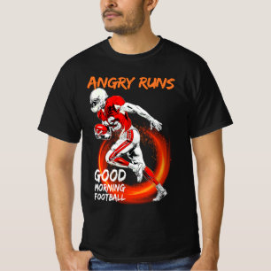 Camiseta Irritado Executa Boa Manhã Futebol Cujo Esportes F