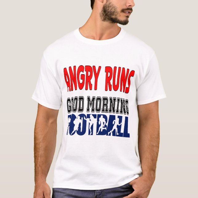 Camiseta Irritado Executa Bom Dia Futebol (Frente)