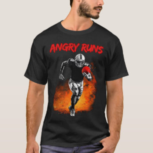 Camiseta Irritado Executa Bom Dia Futebol para Fãs T-Shirt