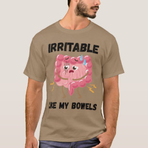Camiseta Irritável Como Meu Intestino