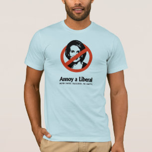 Camiseta Irrite um liberal - duro do trabalho. Suceda.