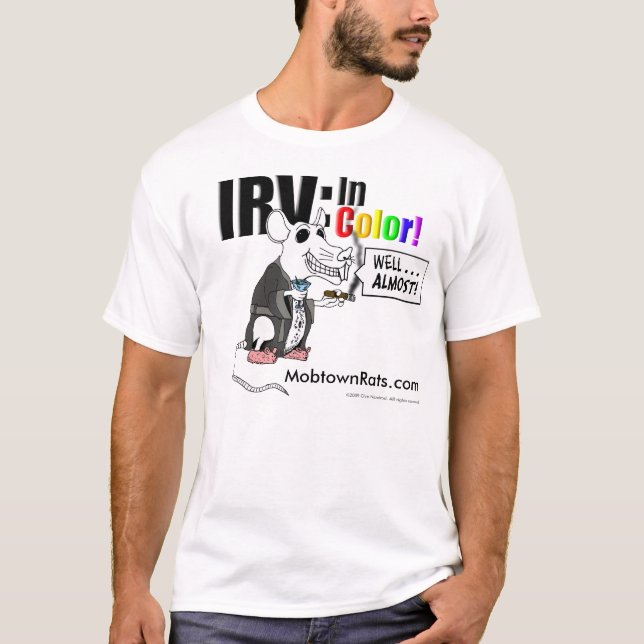 Camiseta Irv: Na cor! (Frente)