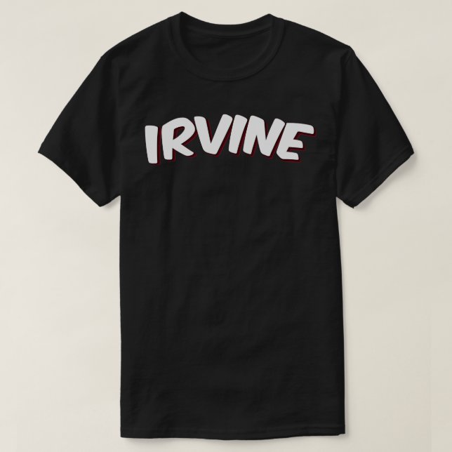 Camiseta Irvine 1 (Frente do Design)