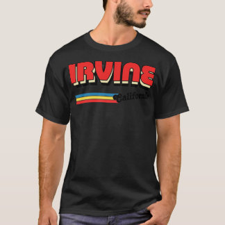 Camiseta Irvine California Retro Typografia Design