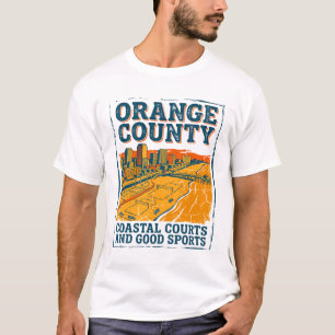Camiseta Irvine Skyline Pickleball Agitação E Dink