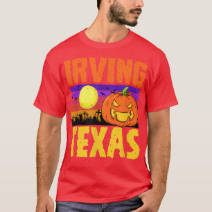 Camiseta Irving Teas Happy Halloween Party Orgulho Local