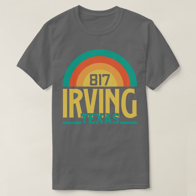 Camiseta Irving Texas Area Code 3 (Frente do Design)