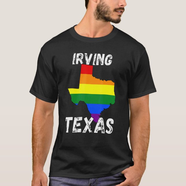 Camiseta Irving TX Texas Cities (Frente)