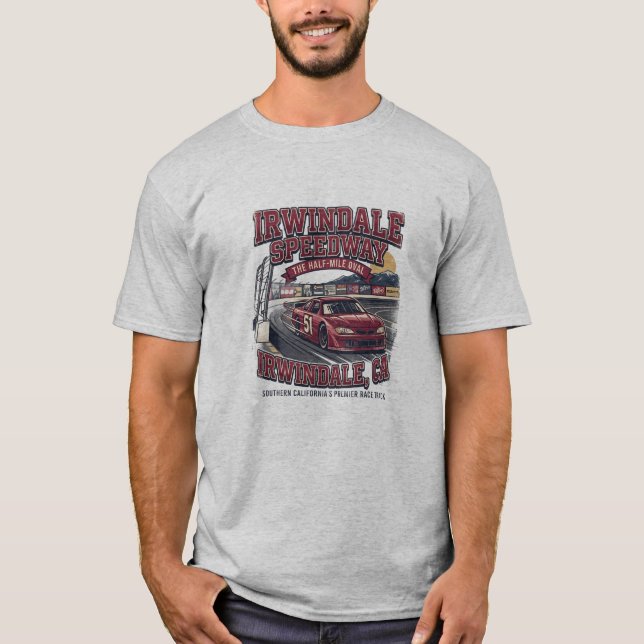 Camiseta Irwindale speedway retrospecto (Frente)