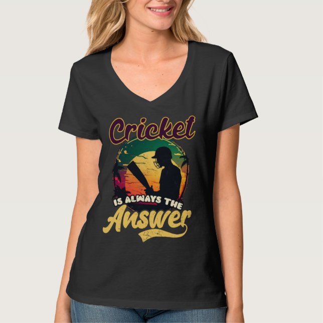 Camiseta Is Answer Cricket Player (Frente)