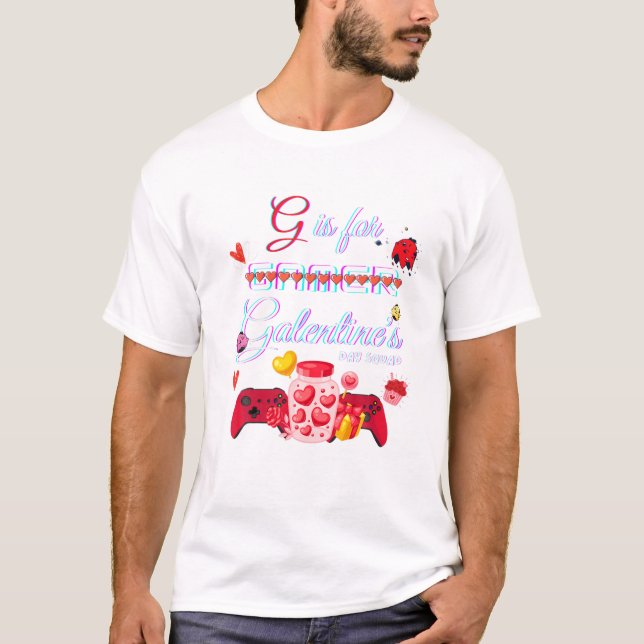 Camiseta IS FOR GALENTINE Funny Valentines (Frente)