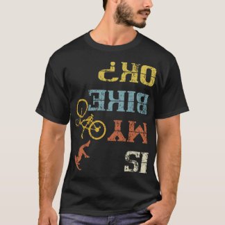 Camiseta Is My Bike Ok Retro Biker Vintage Cyclist Sport