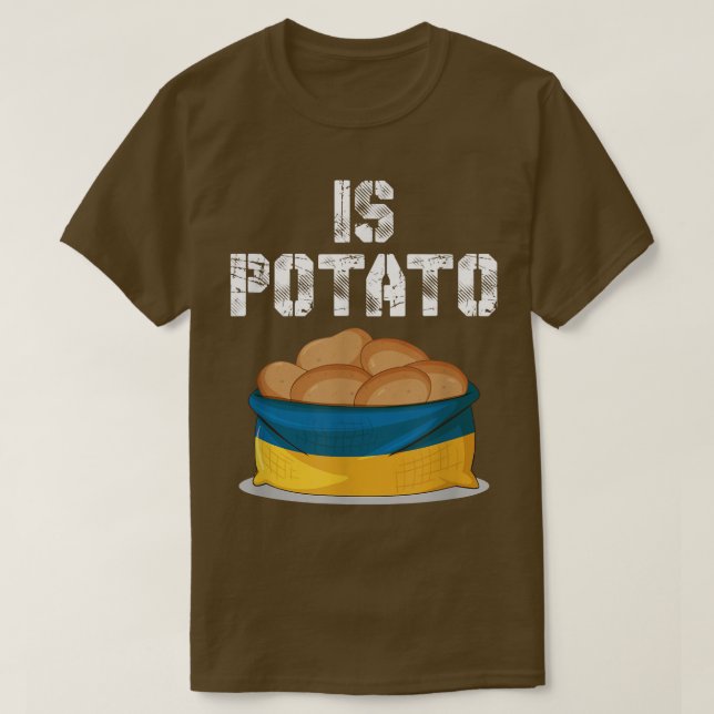 Camiseta Is Potato shirt Funny As Seen On Late NightIs Pota (Frente do Design)
