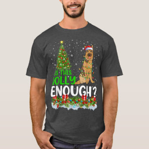 Camiseta Is This Jolly Enough Belgian Malinois Dog Christma