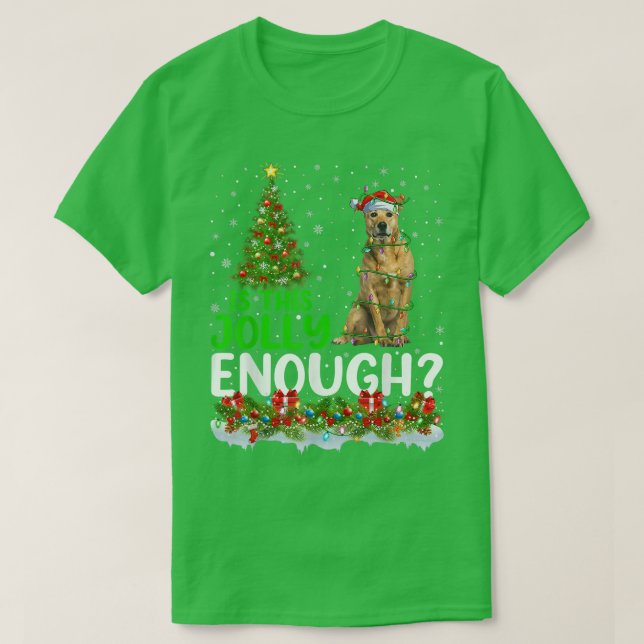 Camiseta Is This Jolly Enough Rhodesian Ridgeback Dog Chris (Frente do Design)