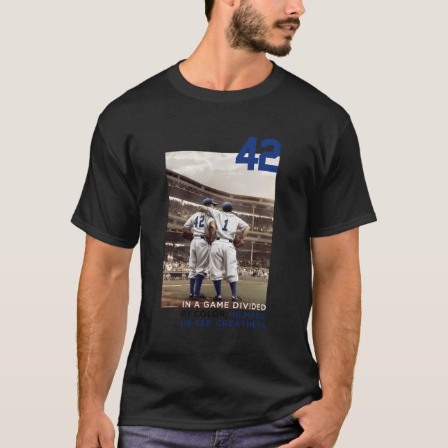 Camiseta Isaac Morris 42 Jackie Robinson Men'S E S (Frente)