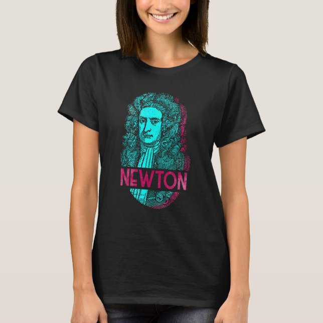 Camiseta Isaac Newton Físico Física Astronomia 1 (Frente)
