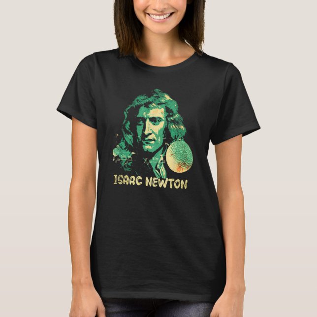 Camiseta Isaac Newton Gravitation Physicist Physics Science (Frente)