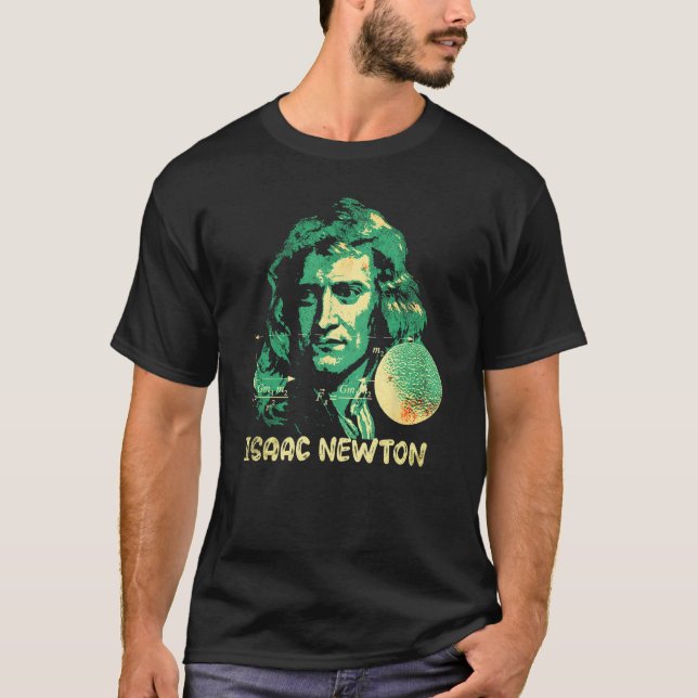 Camiseta Isaac Newton Gravitation Physicist Physics Science (Frente)
