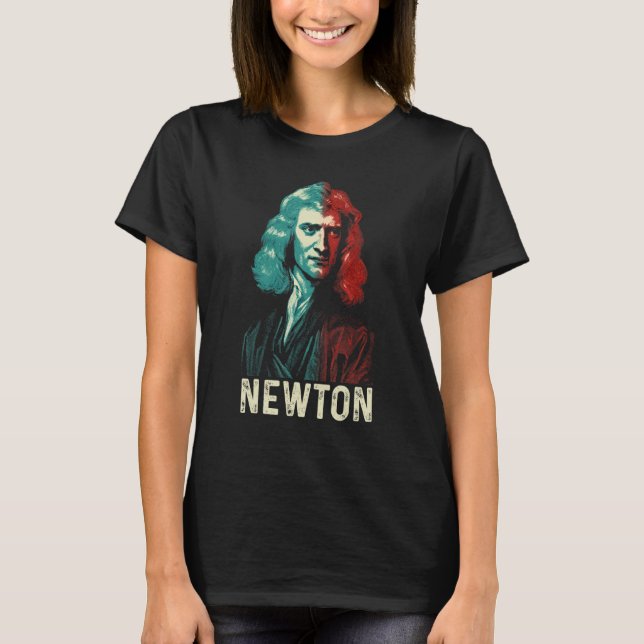 Camiseta Isaac Newton Physicist Physics Science Astronomy 2 (Frente)