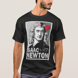 Camiseta Isaac Newton Poster Style Pop Art