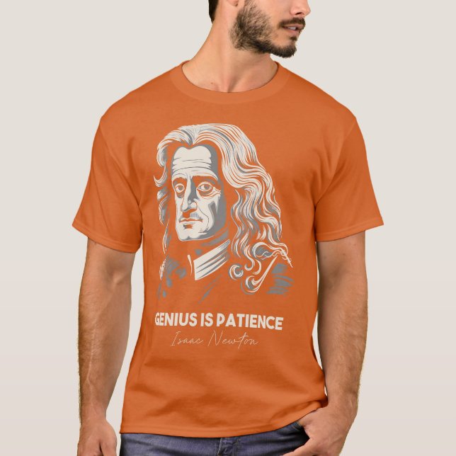 Camiseta Isaac Newton Quotes 1 (Frente)