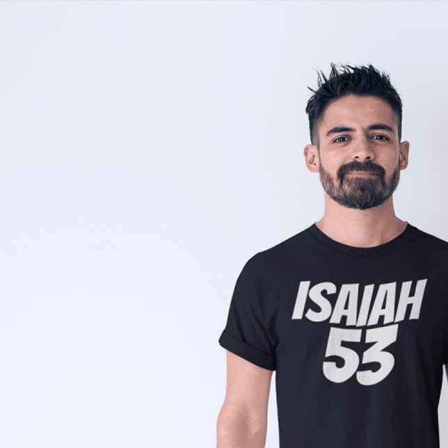 Camiseta ISAIAH 53 Judeu messiânico, T-shirts cristãs (Criador carregado)